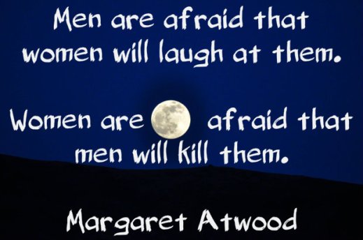 Margaret Atwood - what men and women fear